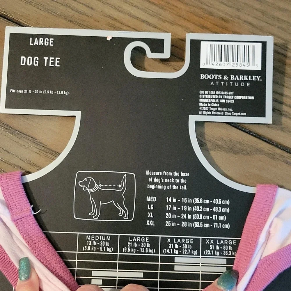 Boots & Barkley nwt dog